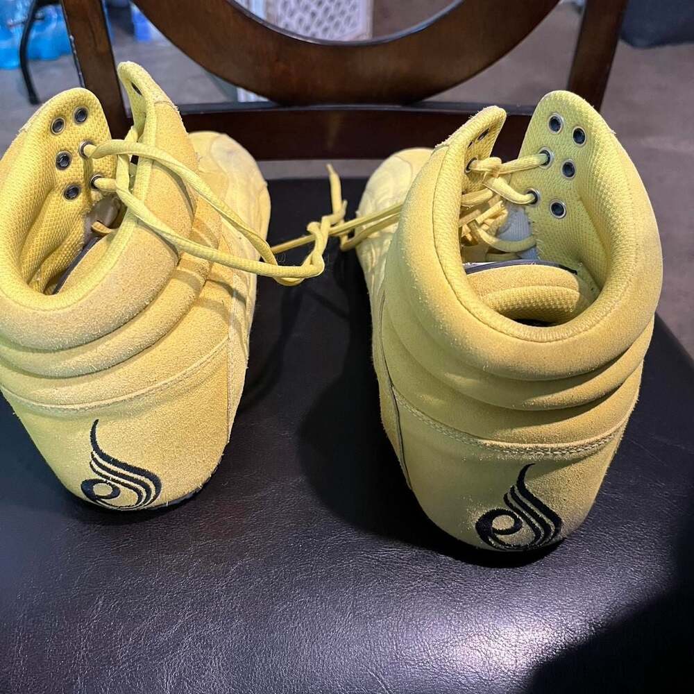 Ryderwear D-Mak Originals Yellow Suede Bodybuilding Shoes